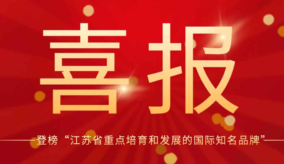 喜报 | 江苏省重点培育和发展！ag贵宾厅医疗荣登“国际知名品牌”名单